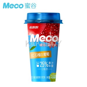 香飘飘MECO果汁茶红石榴白葡萄 400mlX15
