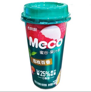 香飘飘MECO果汁茶荔枝百香400mlX15