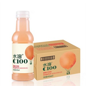 农夫山泉 水溶C100 西柚 445mlX15