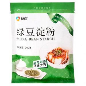 新良绿豆淀粉 200gX40