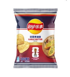 乐事薯片蒜香黄油味70gX22