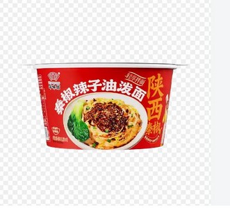 华味坊冲泡油泼面 泰椒辣子油泼面92gX12桶